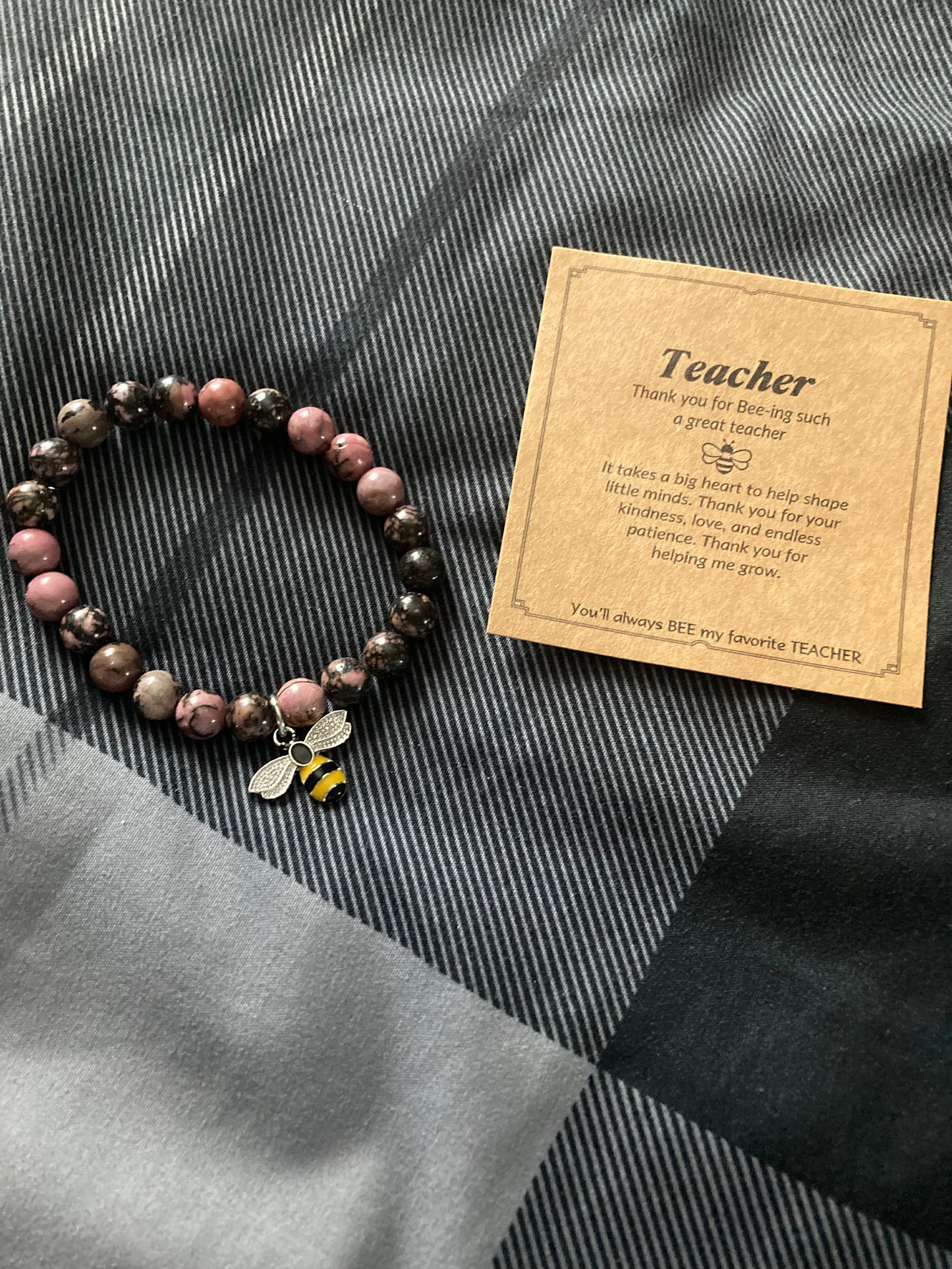 Bee bracelet (Teacher bracelet)